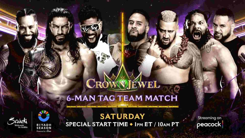 Six-Man Tag Team Match added to WWE Crown Jewel