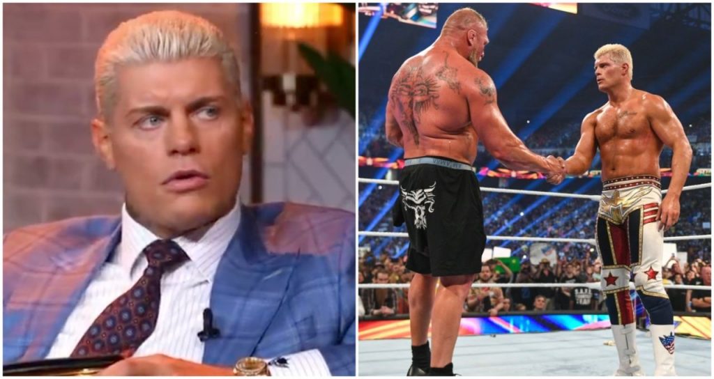 Cody Rhodes Reveals Gift Brock Lesnar Sent Him After WWE Matches Cody Rhodes Reveals Gift Brock Lesnar Sent Him After WWE Matches