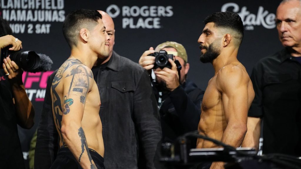 Staredowns! Moreno Sizes Up Albazi In Edmonton