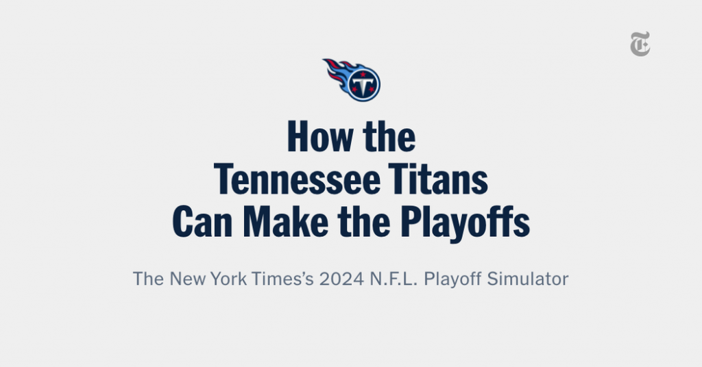 How the Tennessee Titans Can Make the Playoffs: Through Week 8