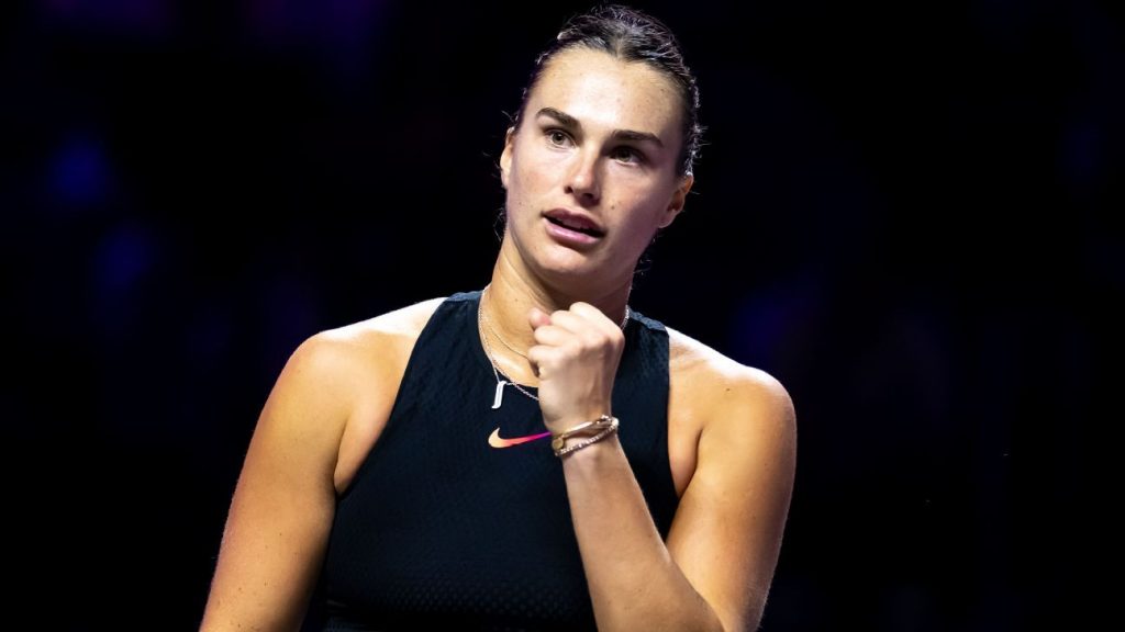 Sabalenka handles Zheng in WTA finals opener Sabalenka handles Zheng in WTA finals opener