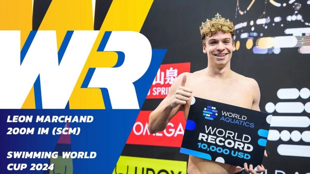 Leon Marchand Smashes Ryan Lochte’s Men’s 200m Individual Medley World Record from 2012 Leon Marchand Smashes Ryan Lochte’s Men’s 200m Individual Medley World Record from 2012