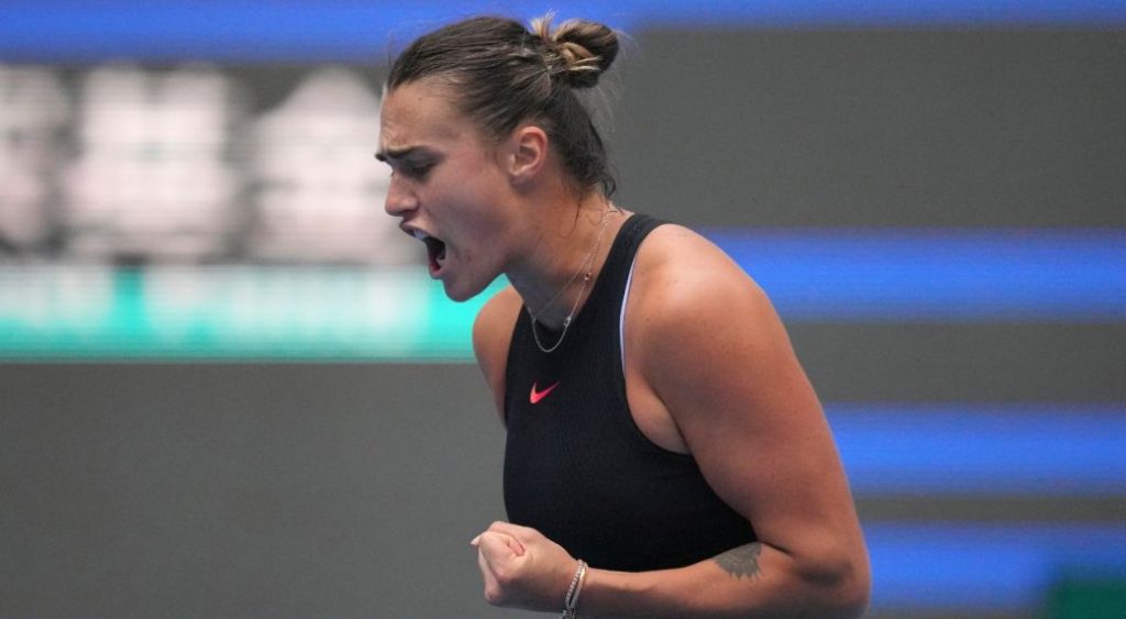 Sabalenka beats Paolini in straight sets to reach last four of WTA Finals Sabalenka beats Paolini in straight sets to reach last four of WTA Finals