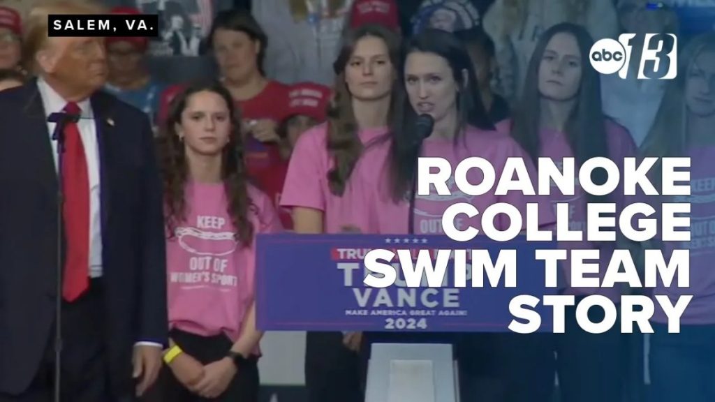 Members of Roanoke College Women’s Swim Team Show Support for Trump at Rally; School “Unaware of Participation” | WDBJ7 Members of Roanoke College Women’s Swim Team Show Support for Trump at Rally; School “Unaware of Participation” | WDBJ7