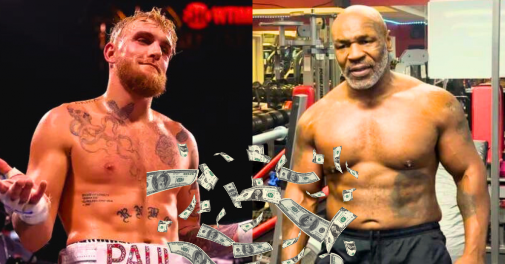 How much are Jake Paul and Mike Tyson Being Paid? To Split  Million Purse in November Blockbuster Bout