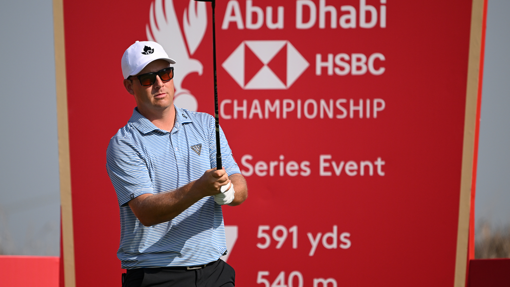 Aaron Cockerill shines with hole-in-one from 2024 Abu Dhabi HSBC Championship