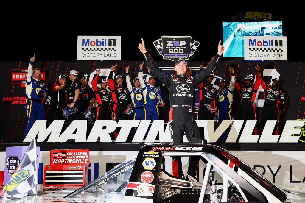 Christian Eckes Grabs a Dramatic NASCAR Truck Series Victory at Martinsville