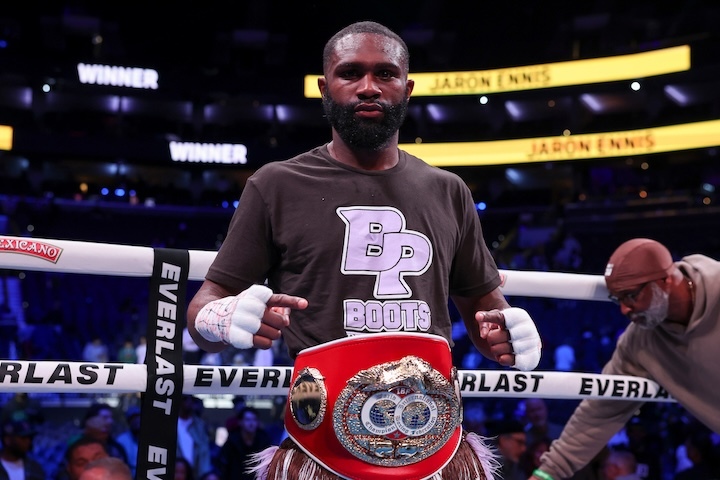 Mixed reactions to Jaron Ennis’ repeat win over Karen Chukhadzhian Mixed reactions to Jaron Ennis’ repeat win over Karen Chukhadzhian
