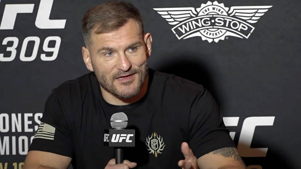 Stipe Miocic reacts to Jon Jones threat over trash talk | Video