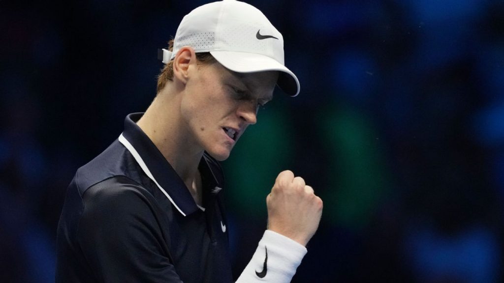 Sinner first to clinch semifinal spot at ATP Finals Sinner first to clinch semifinal spot at ATP Finals