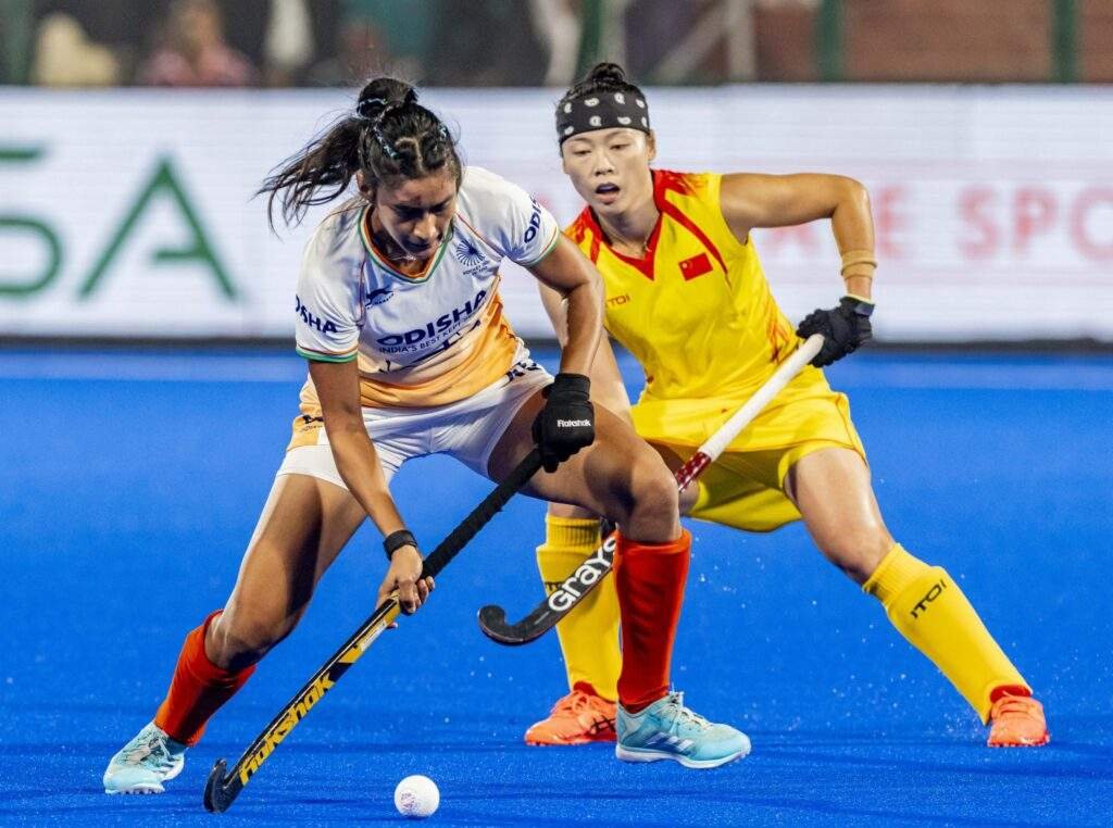Asia: 
                                        Day 4: India Shines with a Dominant 3-0 Victory Over China in the Bihar Women’s Asian Champions Trophy