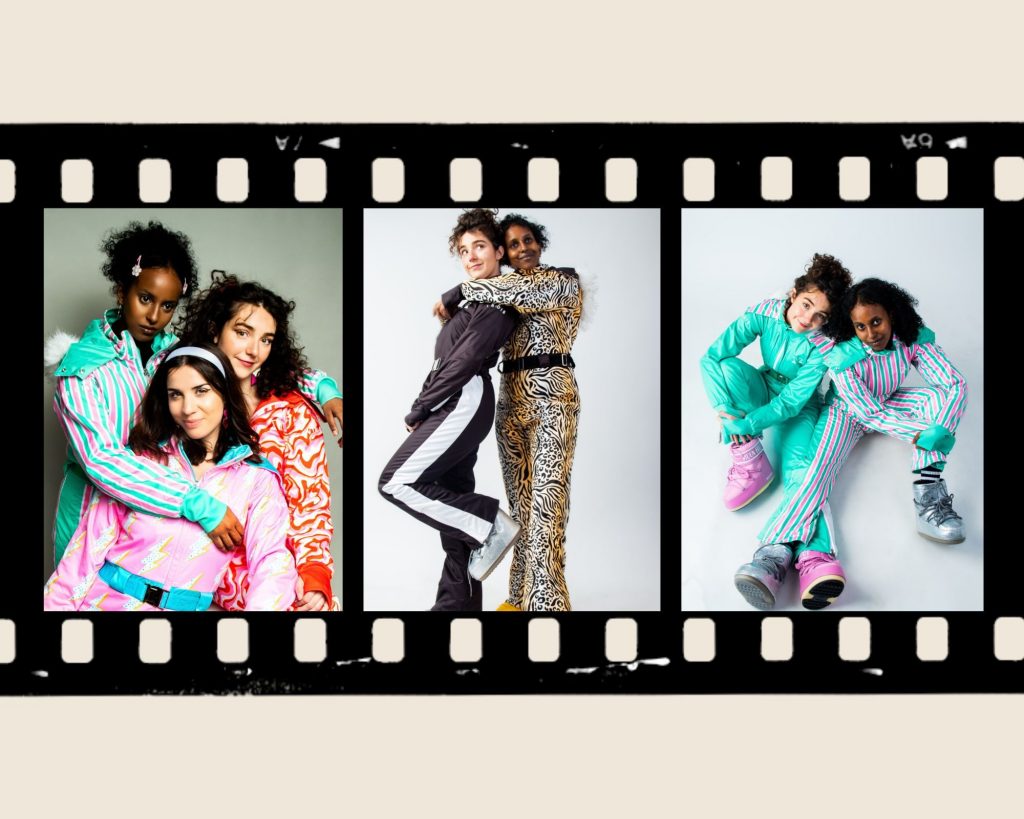 Retro Reversible Ski Suits