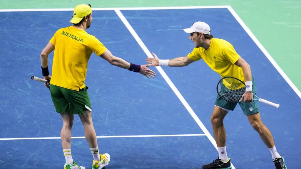 Australia beats United States at the Davis Cup to reach semifinals Australia beats United States at the Davis Cup to reach semifinals