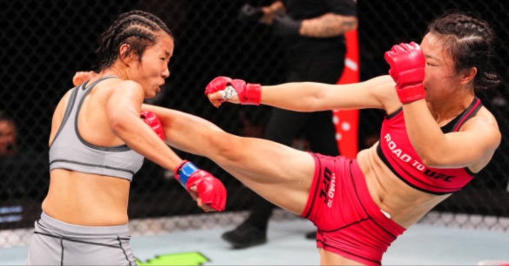 Shi Ming Sends Opponent Out on a Stretcher After Landing Horrifying Head-Kick KO – UFC Macau Highlights