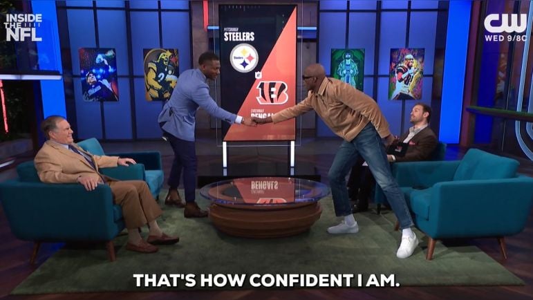I’m Lovin’ It: Chad Johnson And Ryan Clark Make Black And Golden Arch Bet For Steelers-Bengals Game I’m Lovin’ It: Chad Johnson And Ryan Clark Make Black And Golden Arch Bet For Steelers-Bengals Game