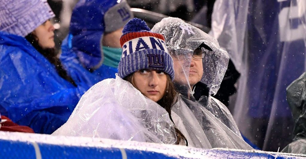 New York Giants are the first NFL team eliminated from the playoff picture New York Giants are the first NFL team eliminated from the playoff picture