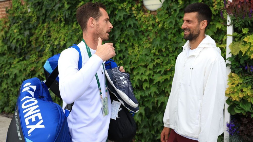 Djokovic surprised, excited by Murray link-up Djokovic surprised, excited by Murray link-up