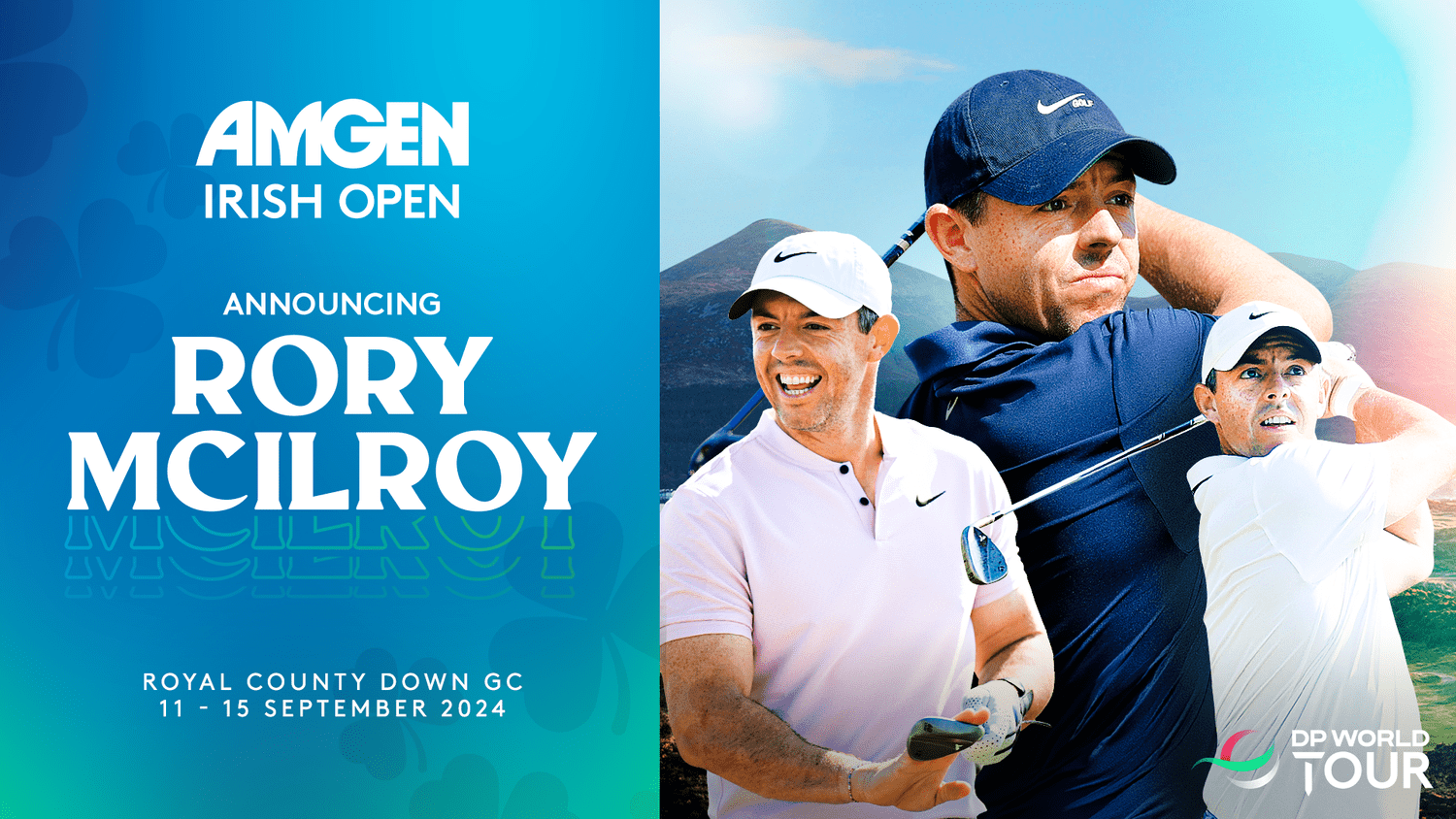 McIlroy confirmed for Amgen Irish Open at Royal County Down