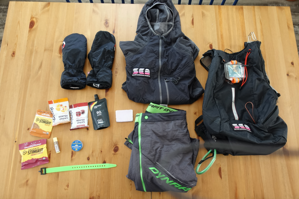 Packing for Skimo vs. Touring: What a Coach/Racer Carries