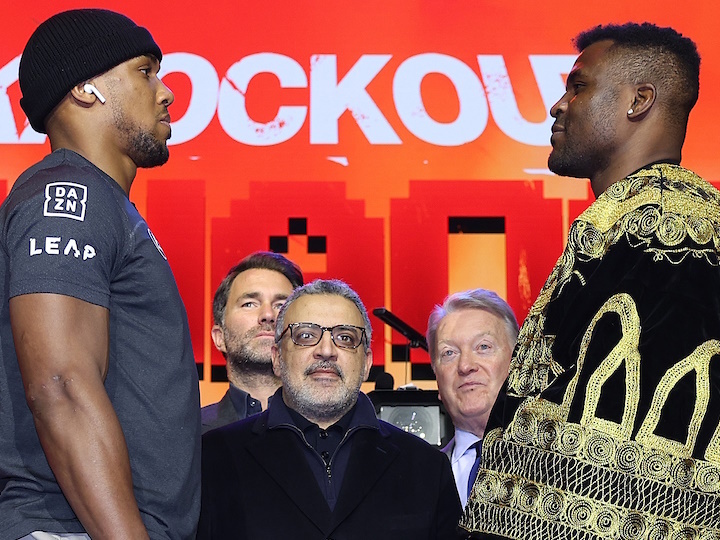 Frank Warren: Ngannou Presents a Clear Danger To Anthony Joshua