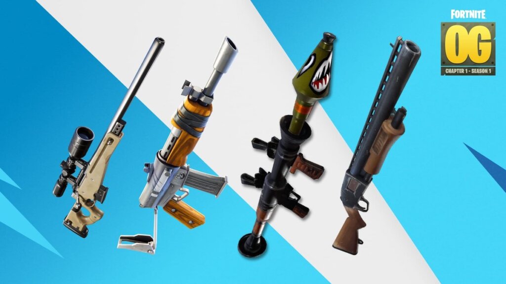 All Guns in Fortnite OG Loot Pool All Guns in Fortnite OG Loot Pool