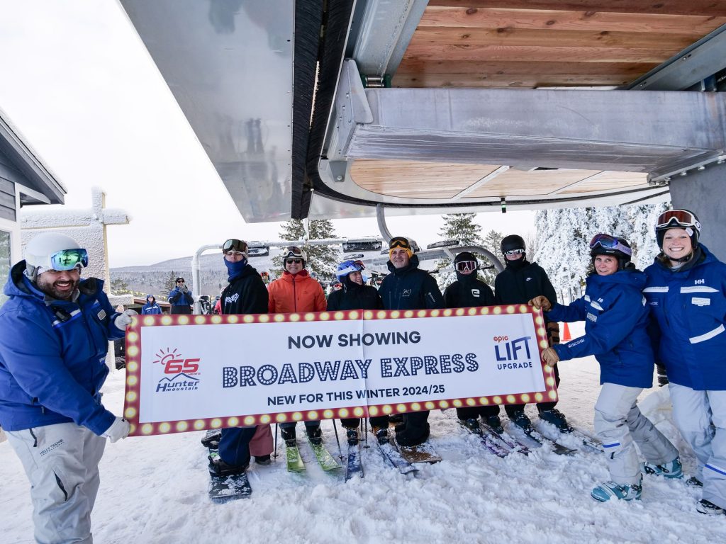 Hunter Mountain Opens New Six-Pack Chairlift Hunter Mountain Opens New Six-Pack Chairlift
