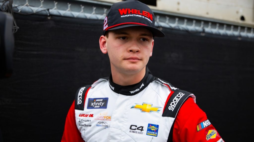 Jesse Love cautions William Sawalich after Snowball Derby practice run-in with Noah Gragson