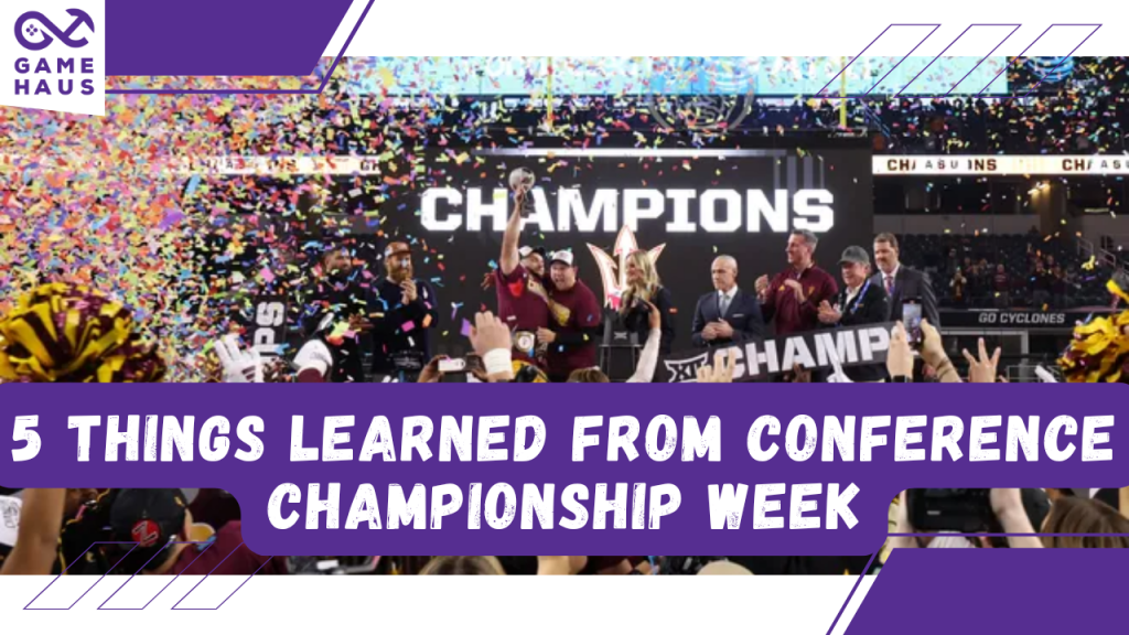 5 Things Learned From Conference Championship Week