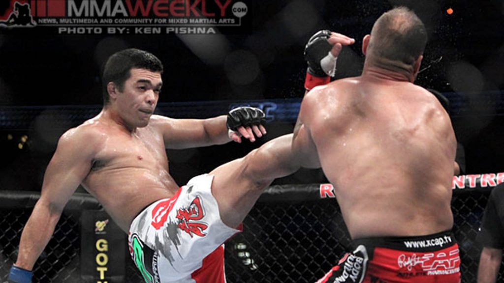 Relive Lyoto Machida kicking Randy Couture's teeth out | UFC Fight Video
