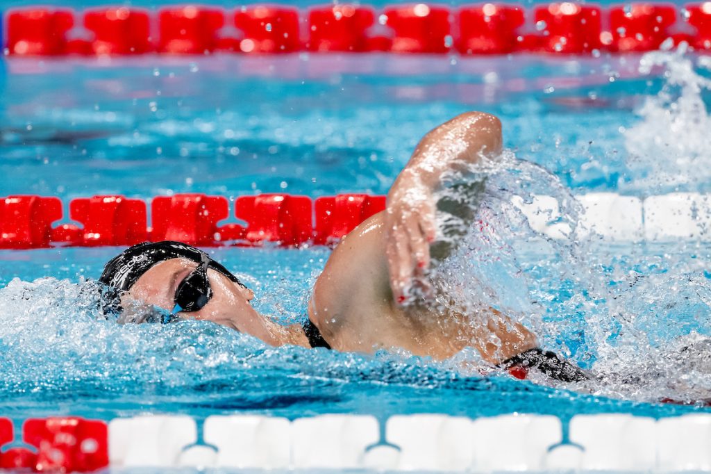 Flash! Summer McIntosh Completes WR Hat Trick in 400 IM; Katie Grimes Gets AR