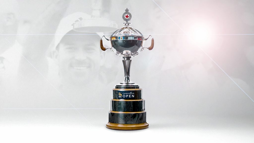 RBC Canadian Open reimagined tournament logo featuring Nick Taylor’s iconic putter toss now permanent