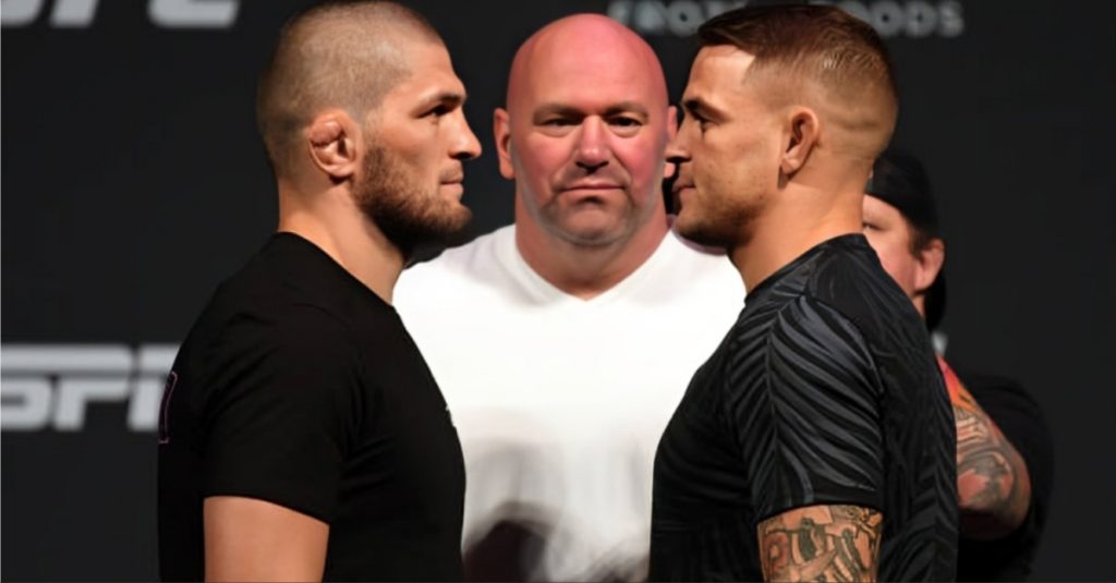 Khabib Nurmagomedov pleads with Dustin Poirier to retire ahead of rumored UFC return: ‘He’s finished’