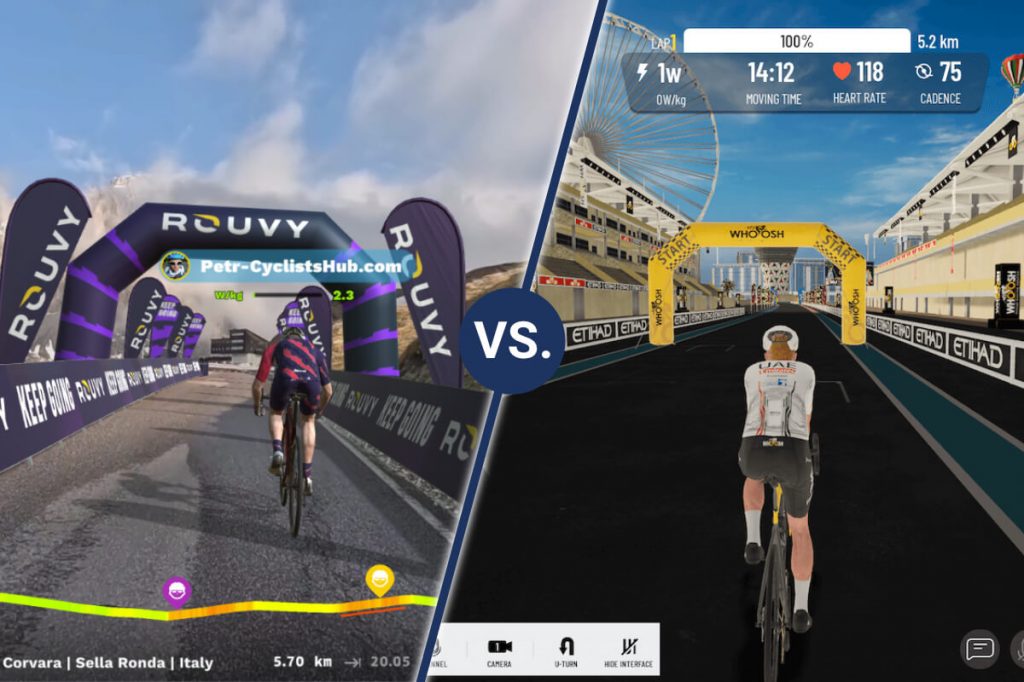 ROUVY vs. MyWhoosh: Which App is the Right for You? (2024) ROUVY vs. MyWhoosh: Which App is the Right for You? (2024)