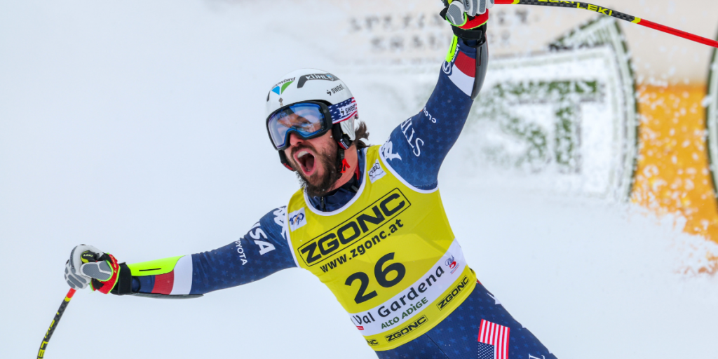Casse Wins Val Gardena Super-G, Goldberg Claims Season’s First U.S. Men’s Podium