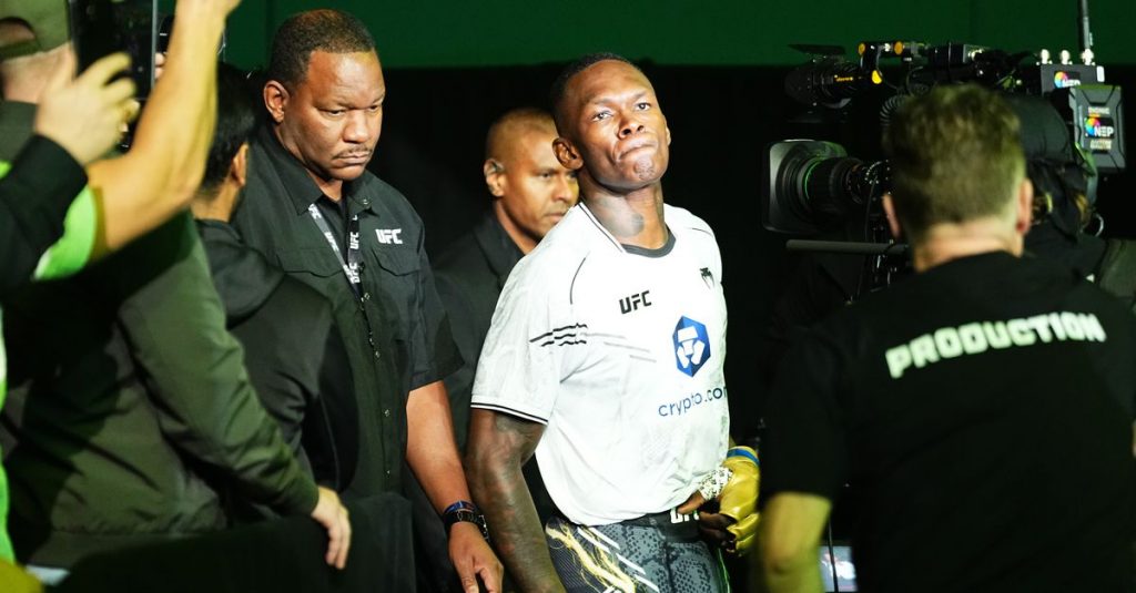 UFC Saudi Arabia fight poster revealed featuring Israel Adesanya and Nassourdine Imavov UFC Saudi Arabia fight poster revealed featuring Israel Adesanya and Nassourdine Imavov