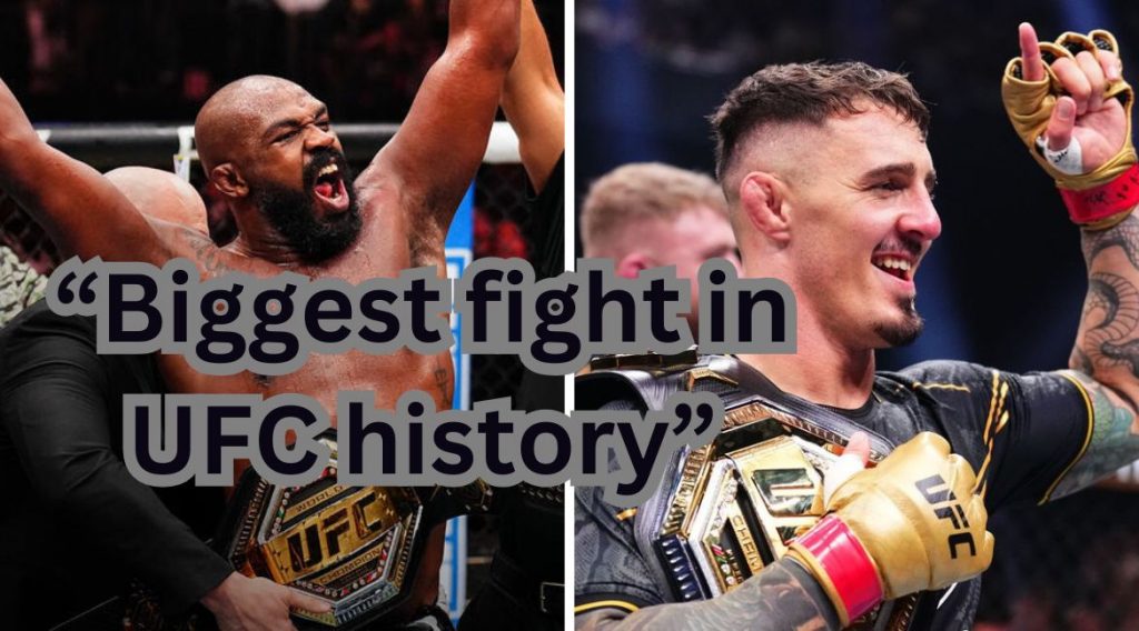Dana White says Jon Jones vs Tom Aspinall “will be the biggest fight in UFC history” Dana White says Jon Jones vs Tom Aspinall “will be the biggest fight in UFC history”
