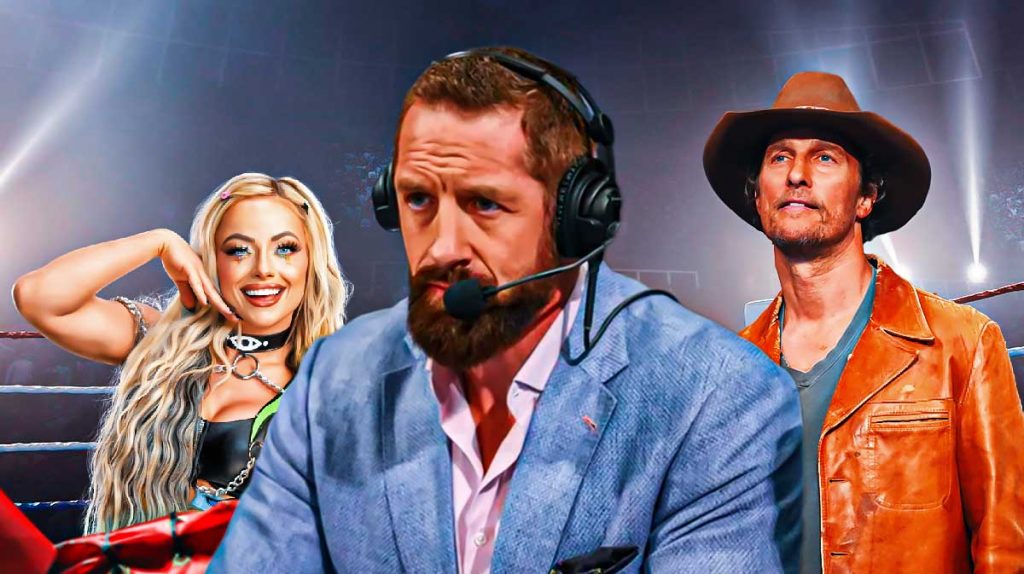 WWE announcer photobombs Liv Morgan’s Matthew McConaughey picture