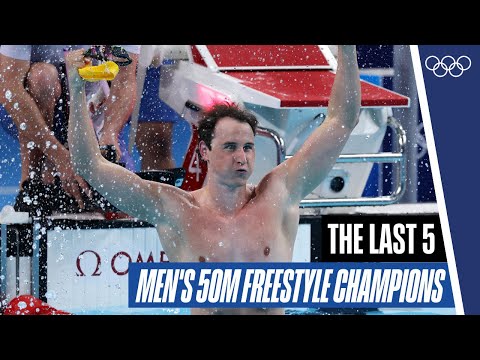 The Last Five Men’s 50m Freestyle Champions | Olympics