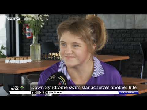 Down Syndrome Swimming Star Achieves Another Title | SABC News