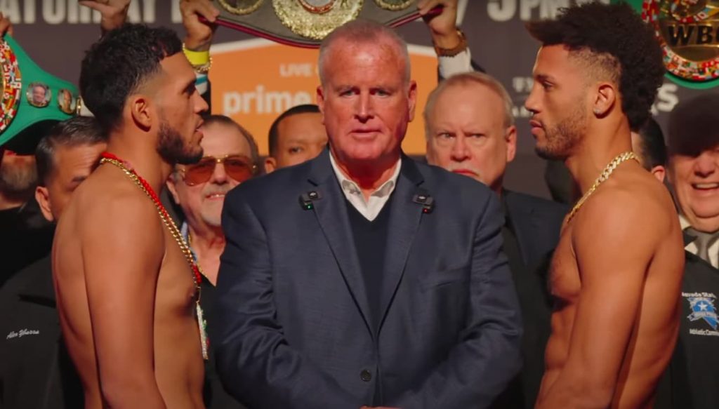Morrell Confident, Benavidez Strained at Weigh-in Morrell Confident, Benavidez Strained at Weigh-in