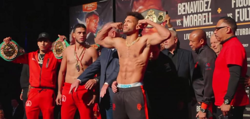 Amazon Prime Video PPV Official Weights: Benavidez vs. Morrell Amazon Prime Video PPV Official Weights: Benavidez vs. Morrell