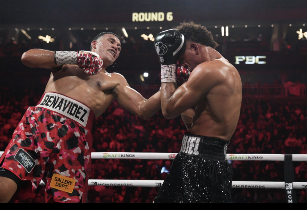 David Benavidez Wages war of attrition, bests David Morrell by ud.
