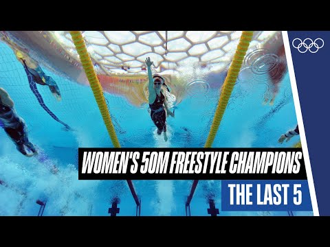 The Last Five Women’s 50m Freestyle Champions | Olympics