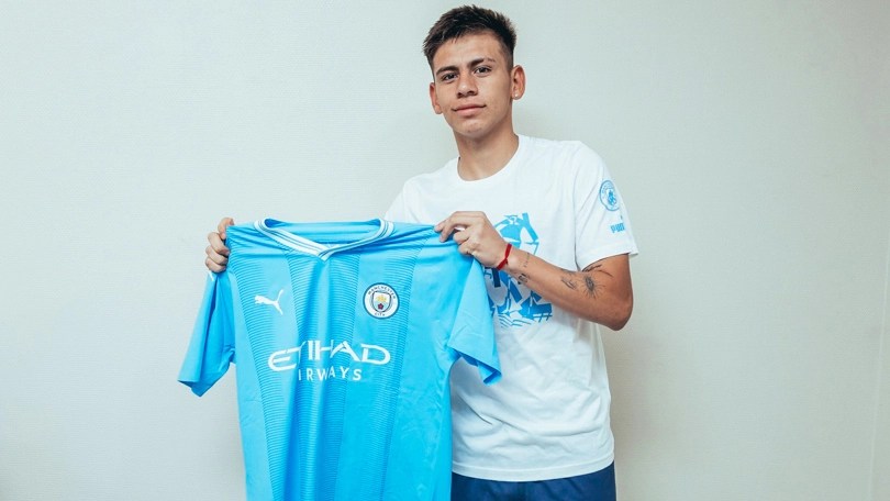 Fans claim Man City placed secret message to River Plate in announcement of new wonderkid