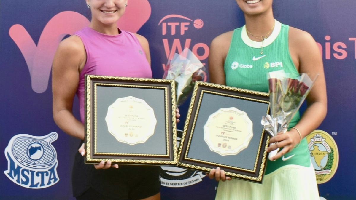 Darja Semenistaja and Alexandra Eala win doubles title