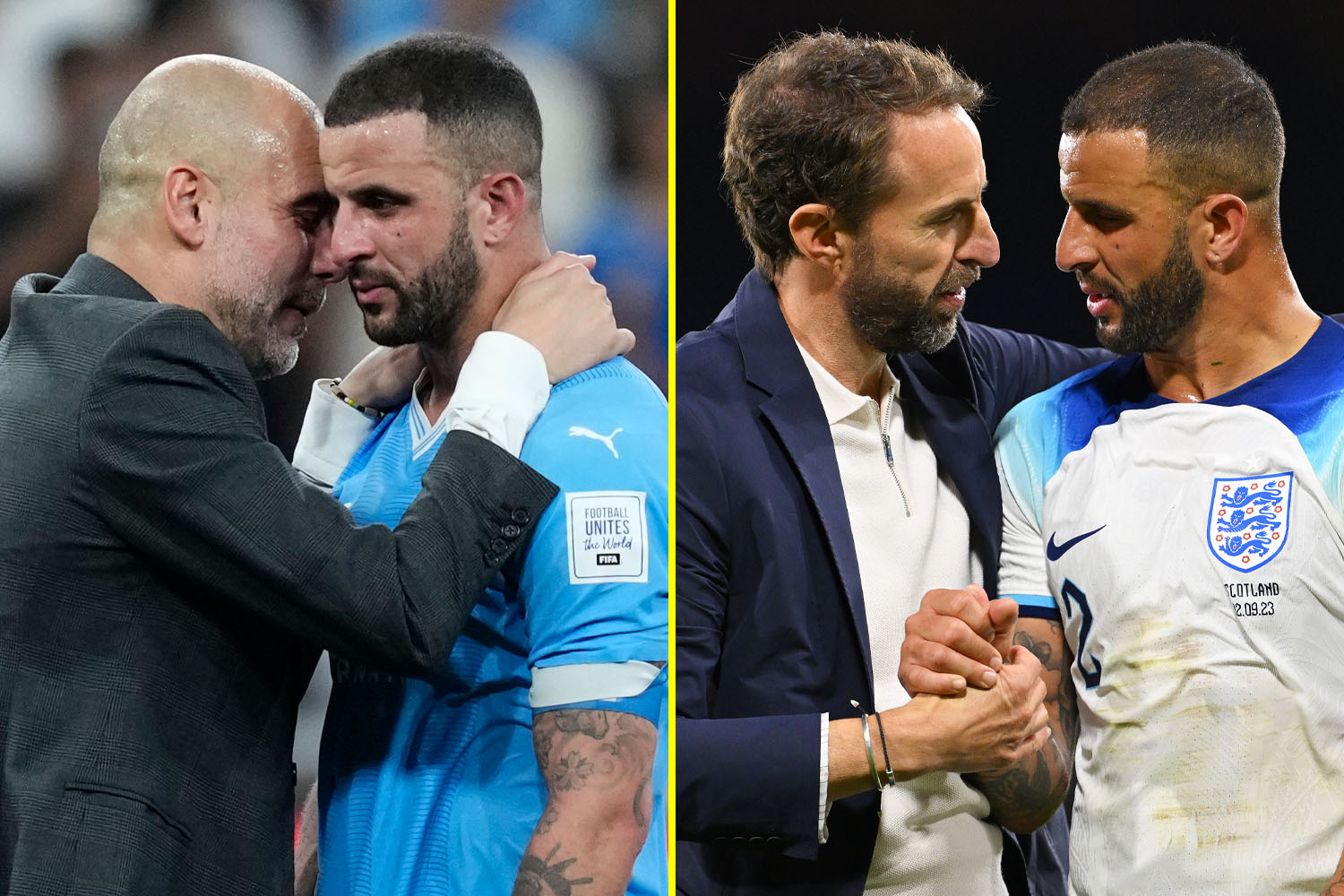 Kyle Walker hails support he’s received from Pep Guardiola and reveals Gareth Southgate text amid stories about his private life