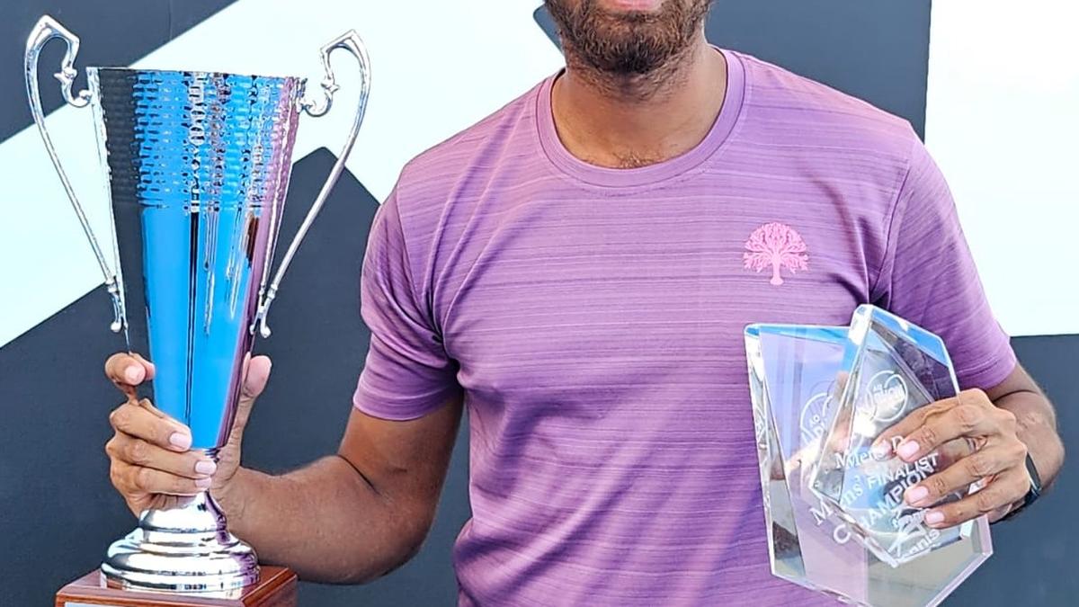 Prithvi claims singles title at the Australian Open Deaf championship