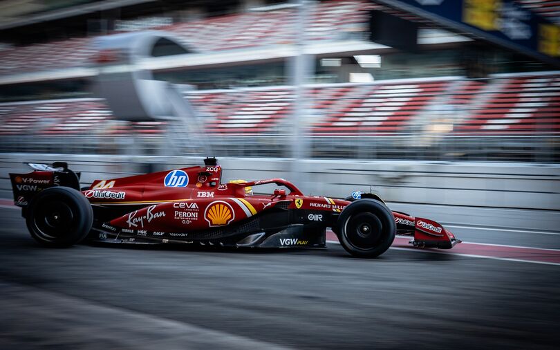 Norris leads Hamilton and Leclerc as Ferrari and McLaren kick off tyre test at Barcelona