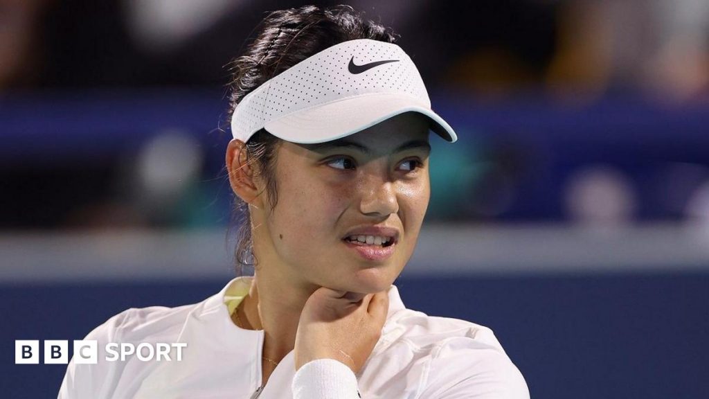 Raducanu loses in Abu Dhabi Open first round Raducanu loses in Abu Dhabi Open first round