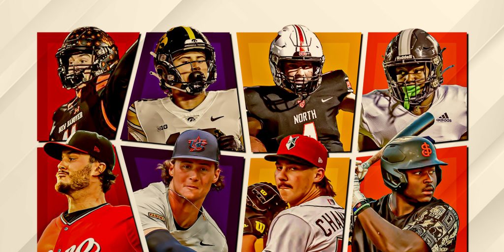 Here are 18 prospects who also starred on the gridiron Here are 18 prospects who also starred on the gridiron